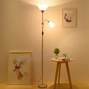 6ft Modern 2 Head Standing Floor Lamp for Living Room