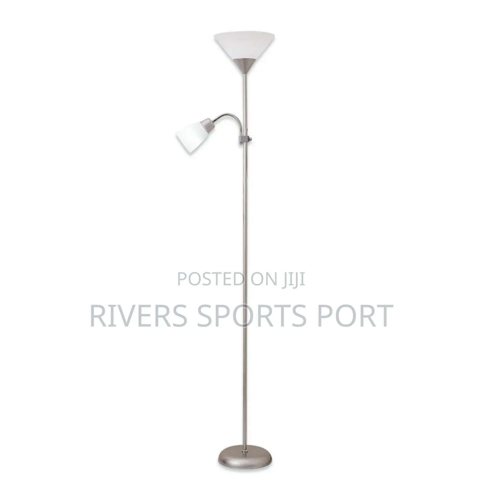 6ft Modern 2 Head Standing Floor Lamp for Living Room