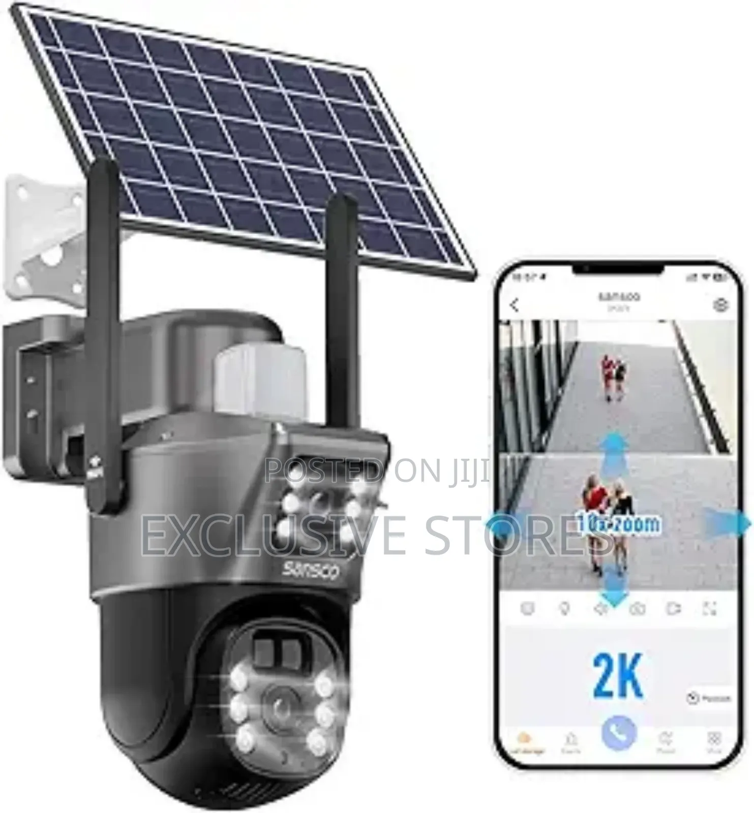 360° Wireless Solar Security Camera