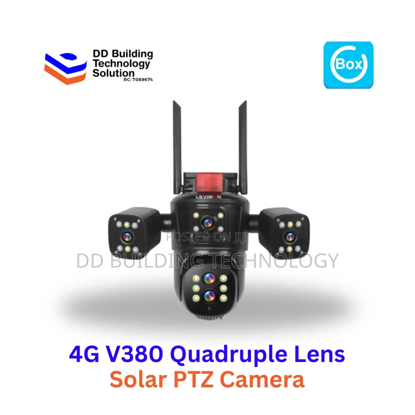 4 Lens Ai Solar Camera