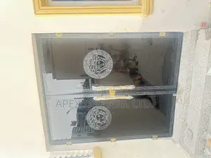 Glass Door With Versace Design/Logo