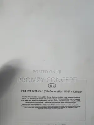 New Apple iPad Pro 12.9 (2022) 1 TB Silver