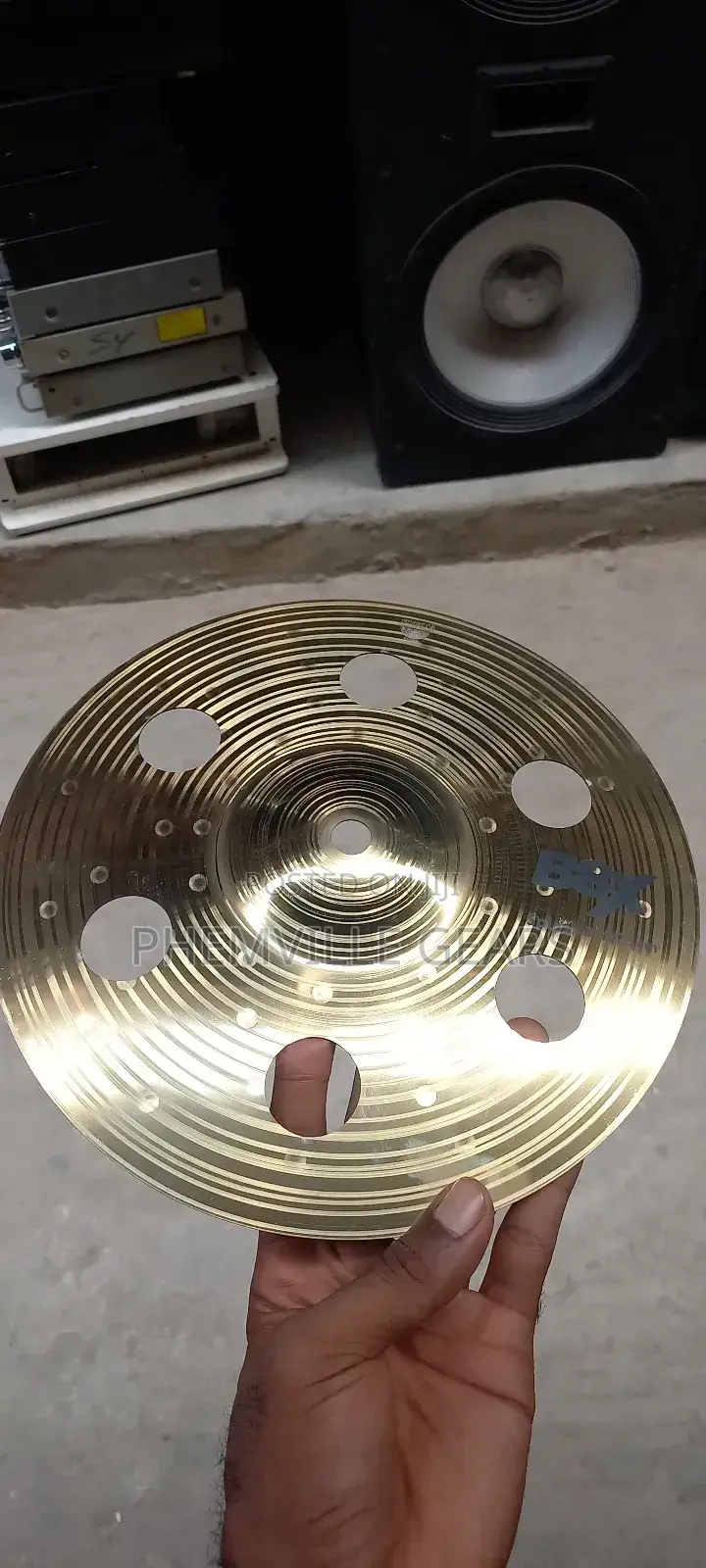 B&X Splash Cymbals.