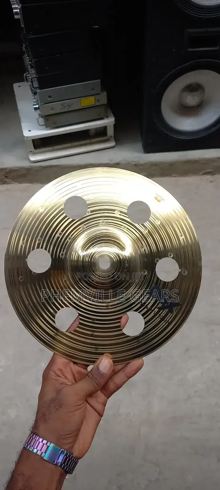 B&X Splash Cymbals.