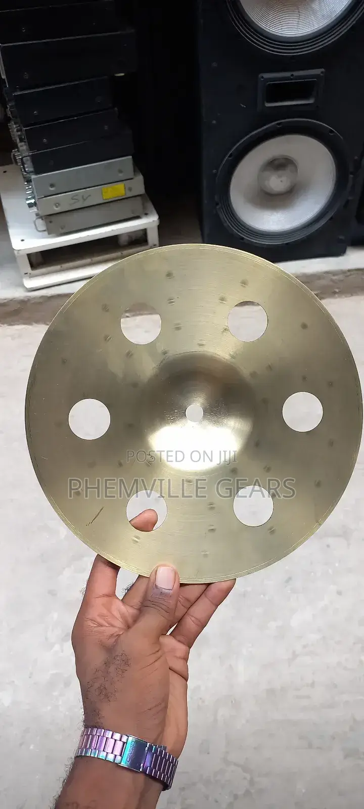 B&X Splash Cymbals.