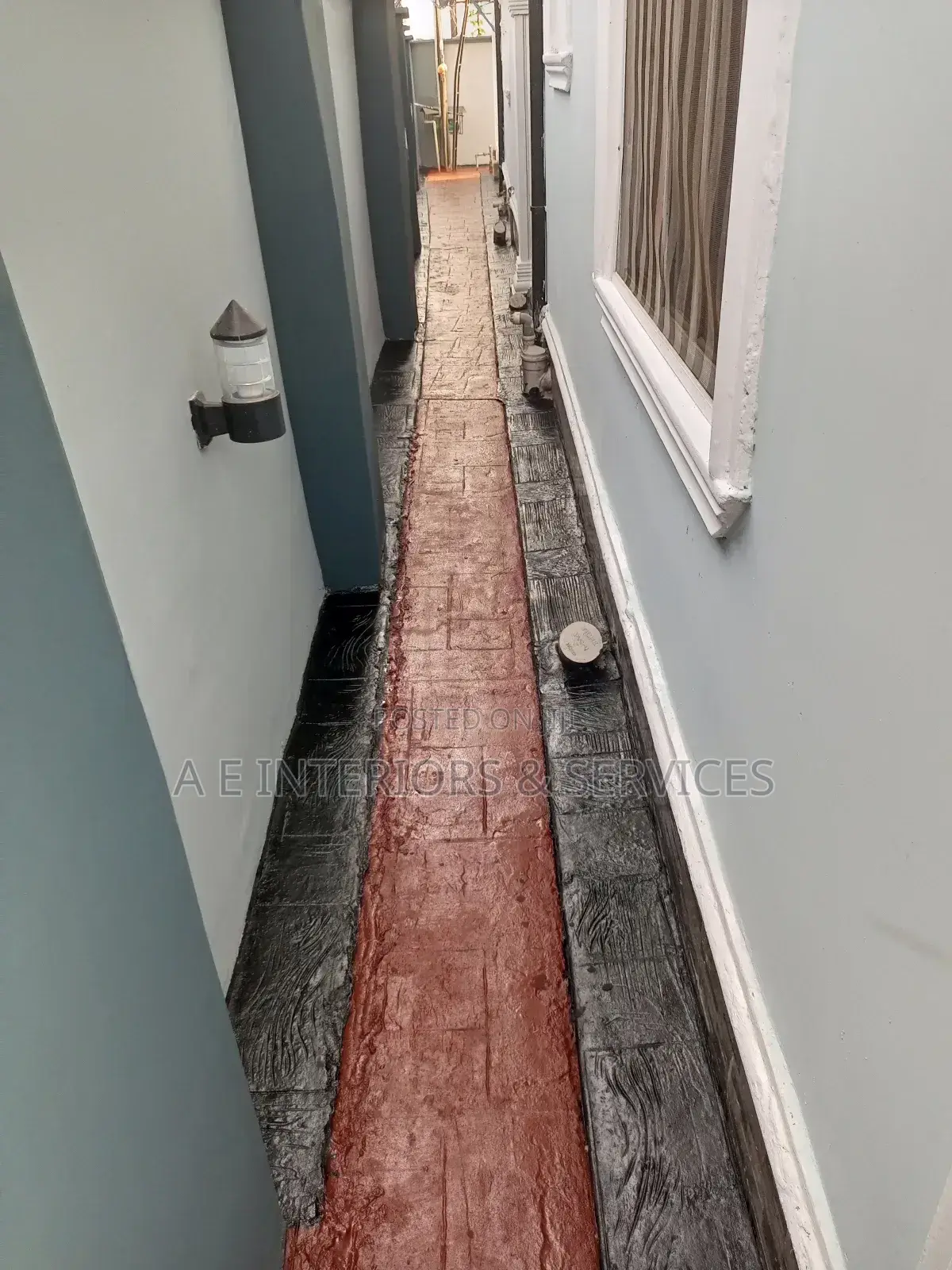 Stamped Concrete Floor Materials and Construction