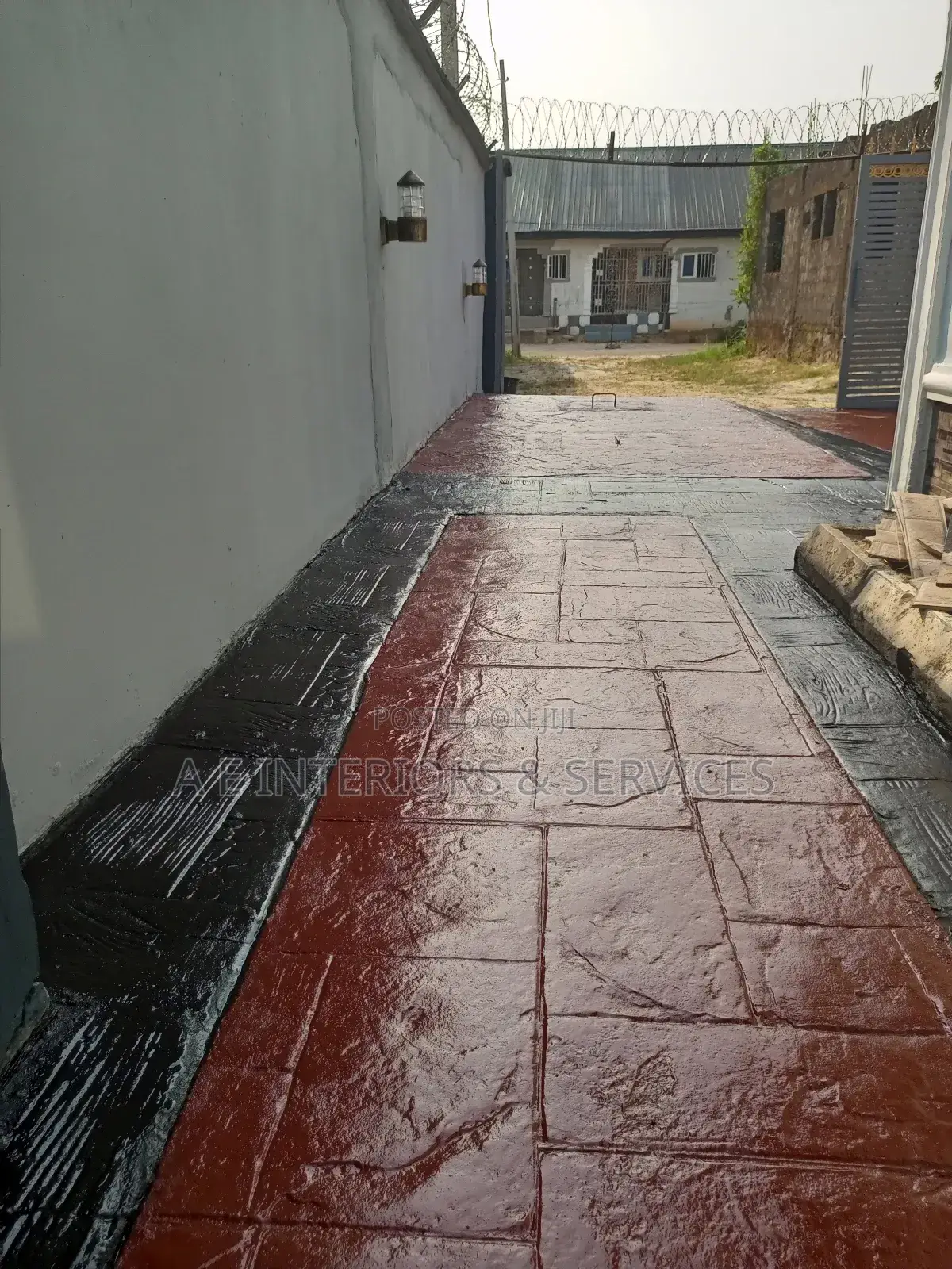 Stamped Concrete Floor Materials and Construction