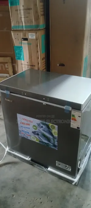 200 Liters Snowsea Sea Chest Freezer, Silver Color.