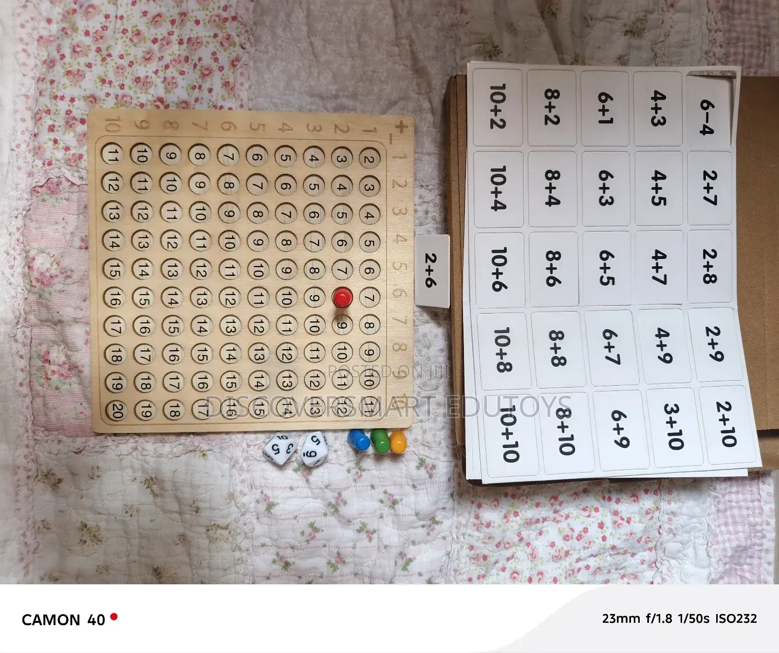 Addition and Subtraction Board Game