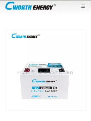 Cworth 12.8v 2.5kwh Lifepo4 Lithium