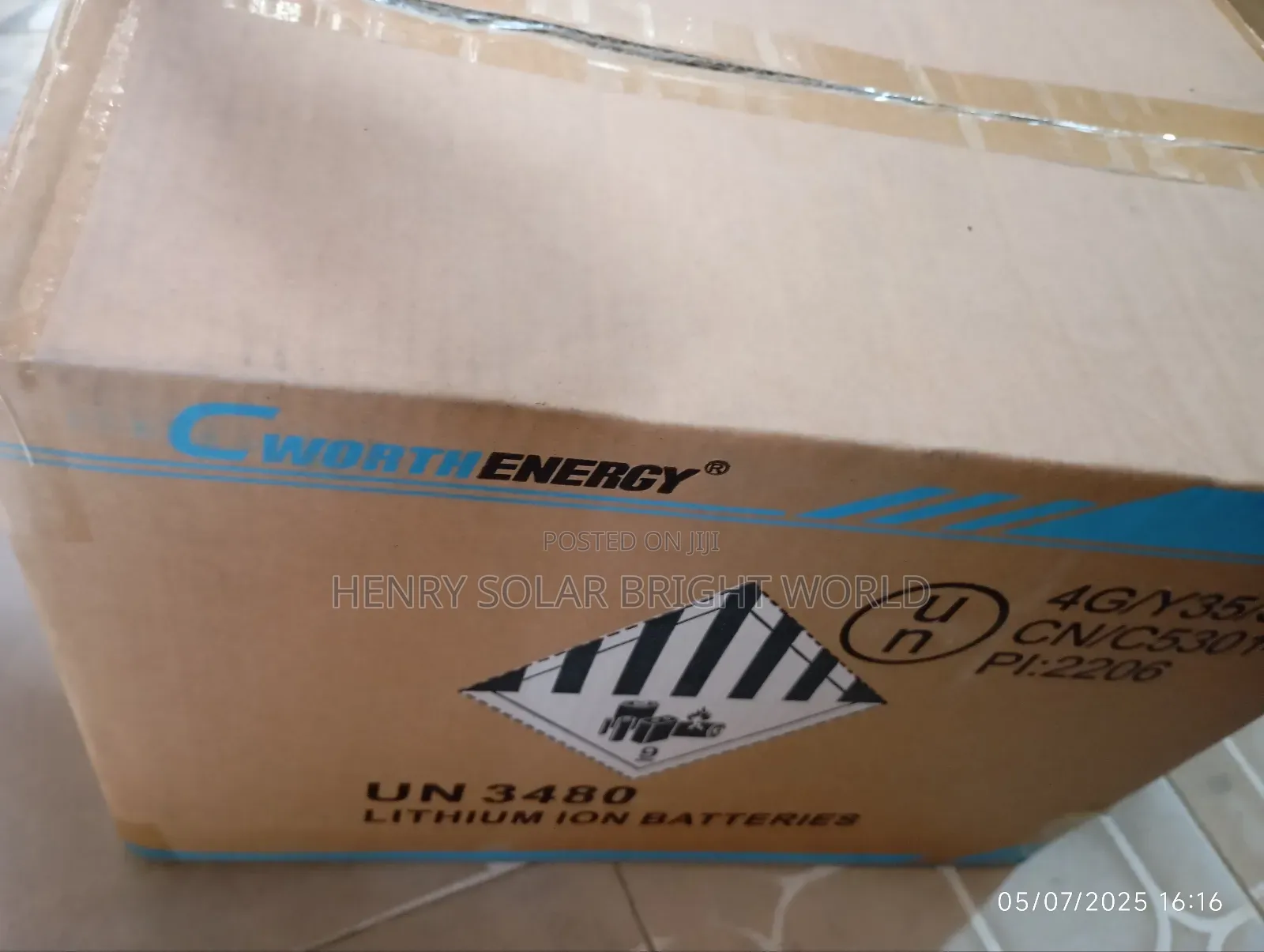 Cworth 12.8v 2.5kwh Lifepo4 Lithium