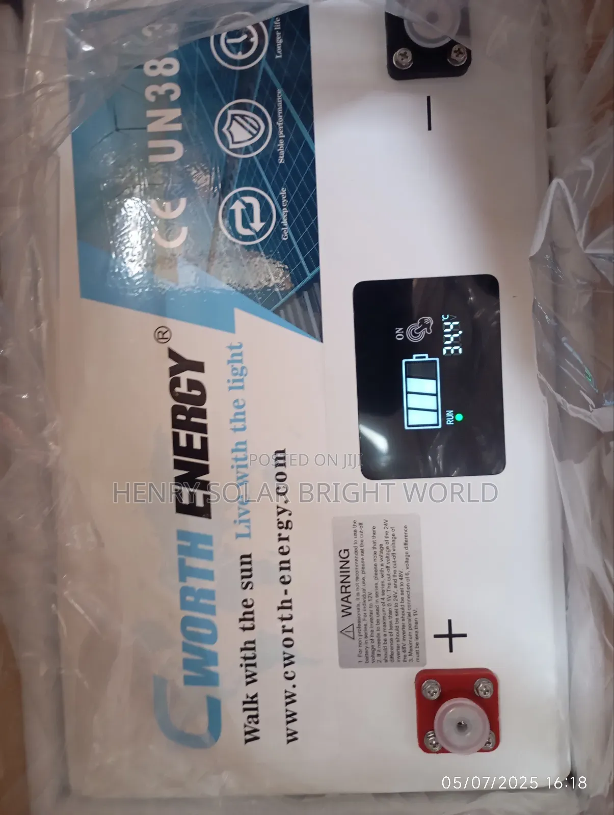 Cworth 12.8v 2.5kwh Lifepo4 Lithium