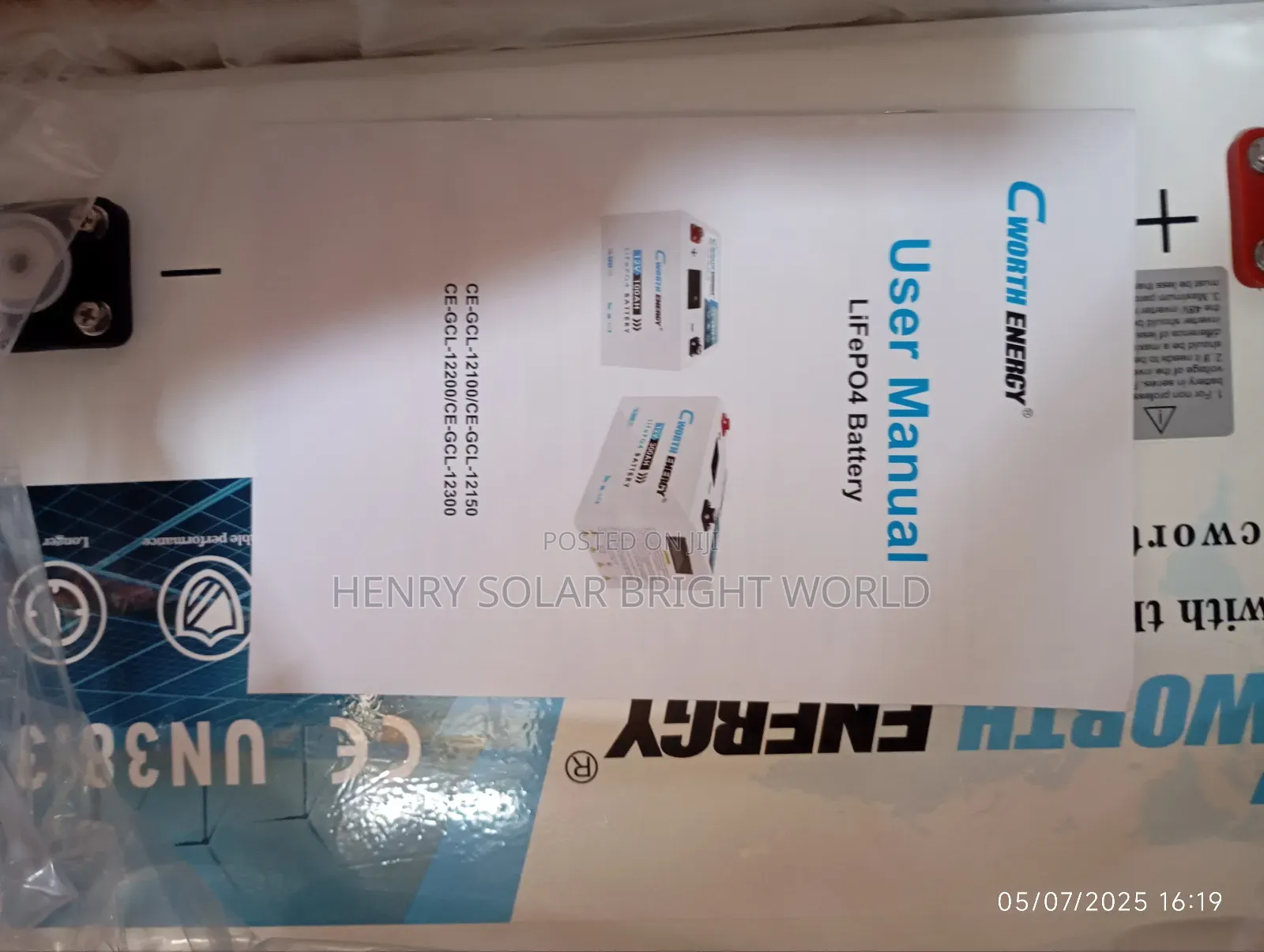 Cworth 12.8v 2.5kwh Lifepo4 Lithium