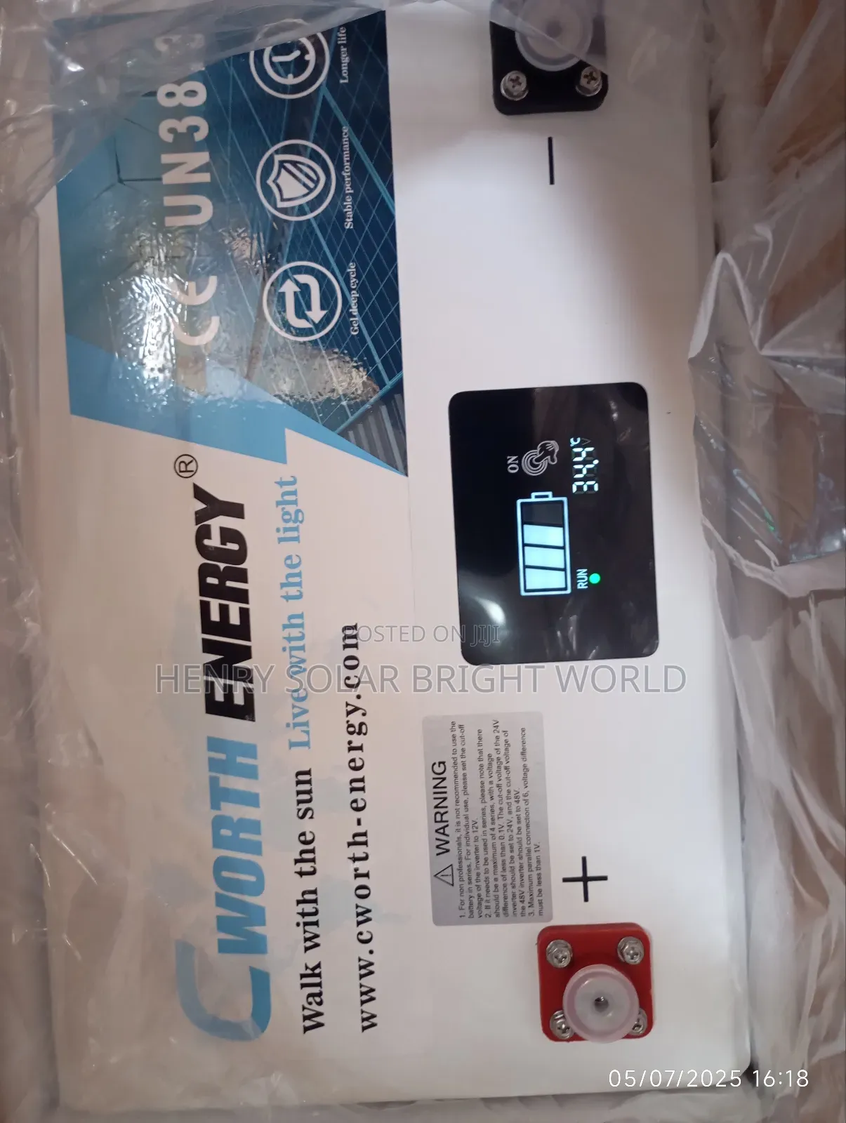 Cworth 12.8v 2.5kwh Lifepo4 Lithium