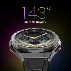 Hifuture Active Silver Smart Watch 1.43 Inch Amoled Display