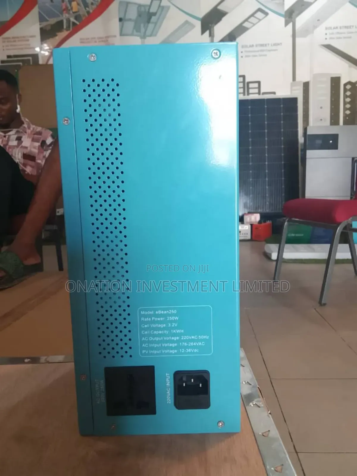 250w 1kwh Ebean Solarthan Wall Mounted Solar Generator