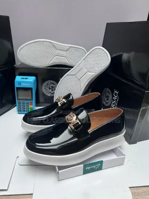 Photo - Flat White Slow Versace Shoe