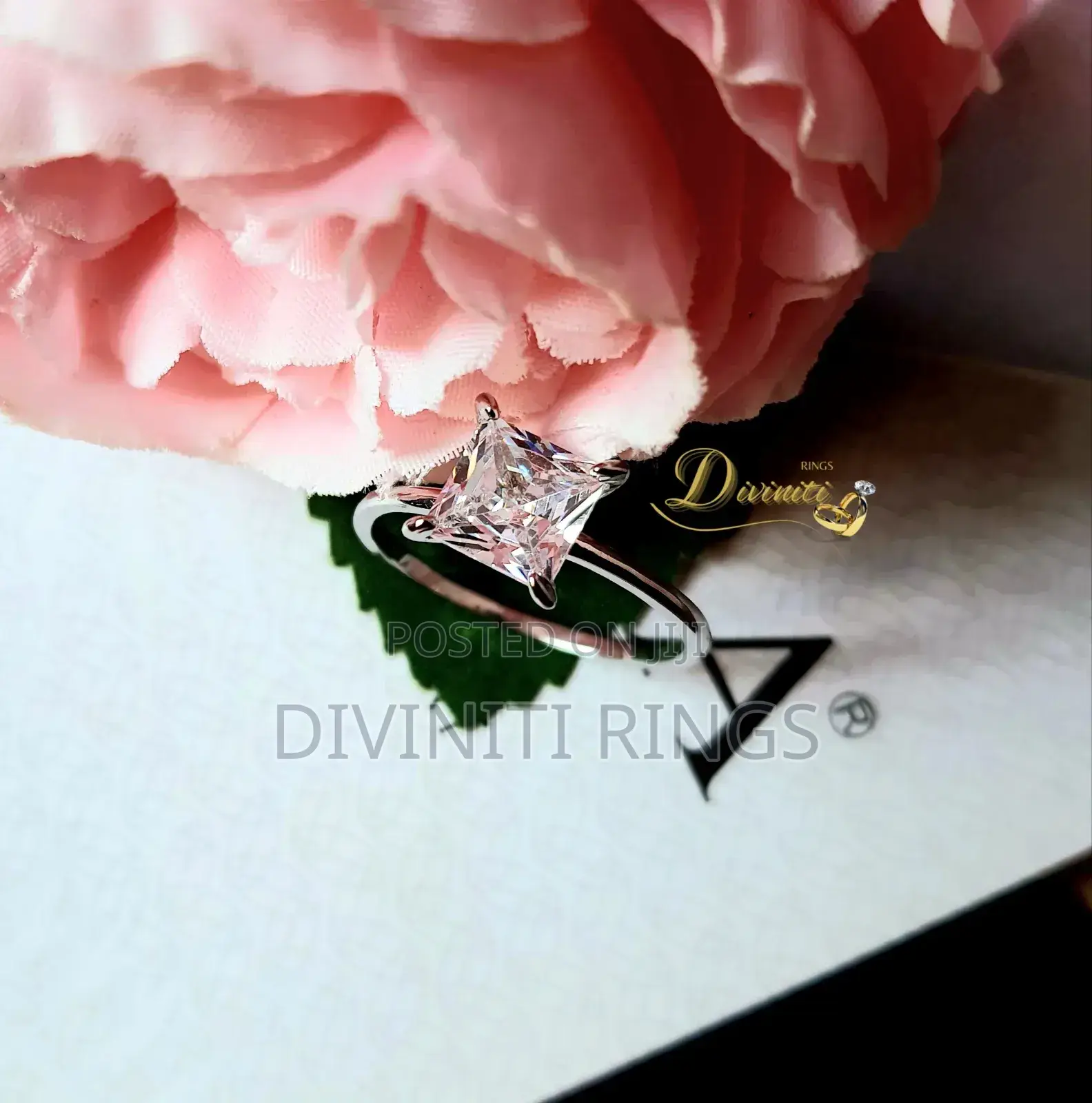 925 Silver Engagement Ring