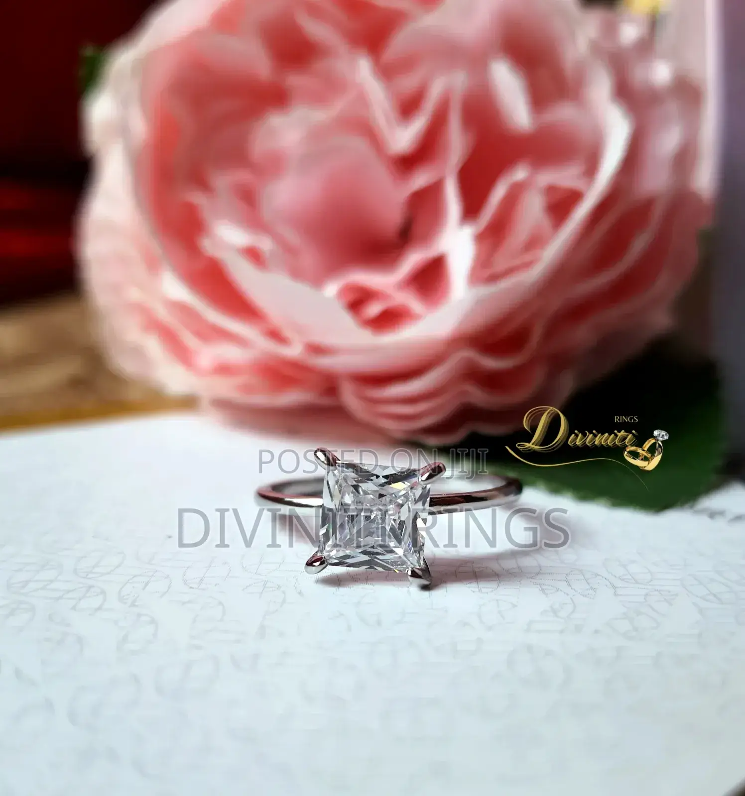 925 Silver Engagement Ring
