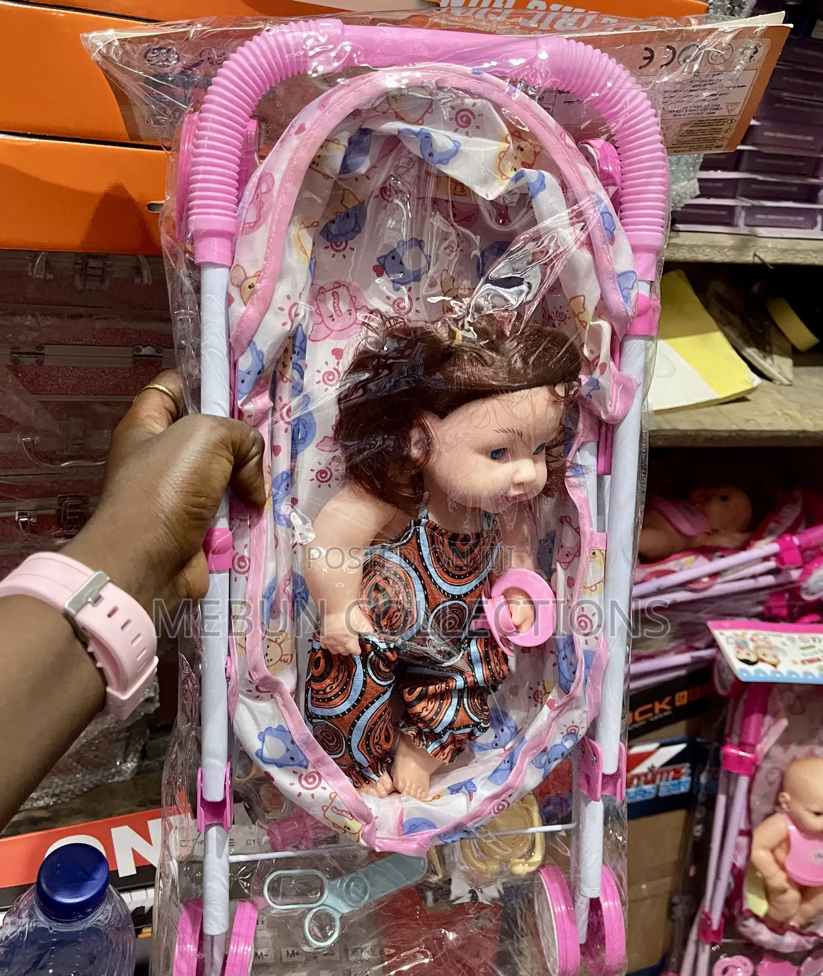 Kids Doll With Stroller and Accessories