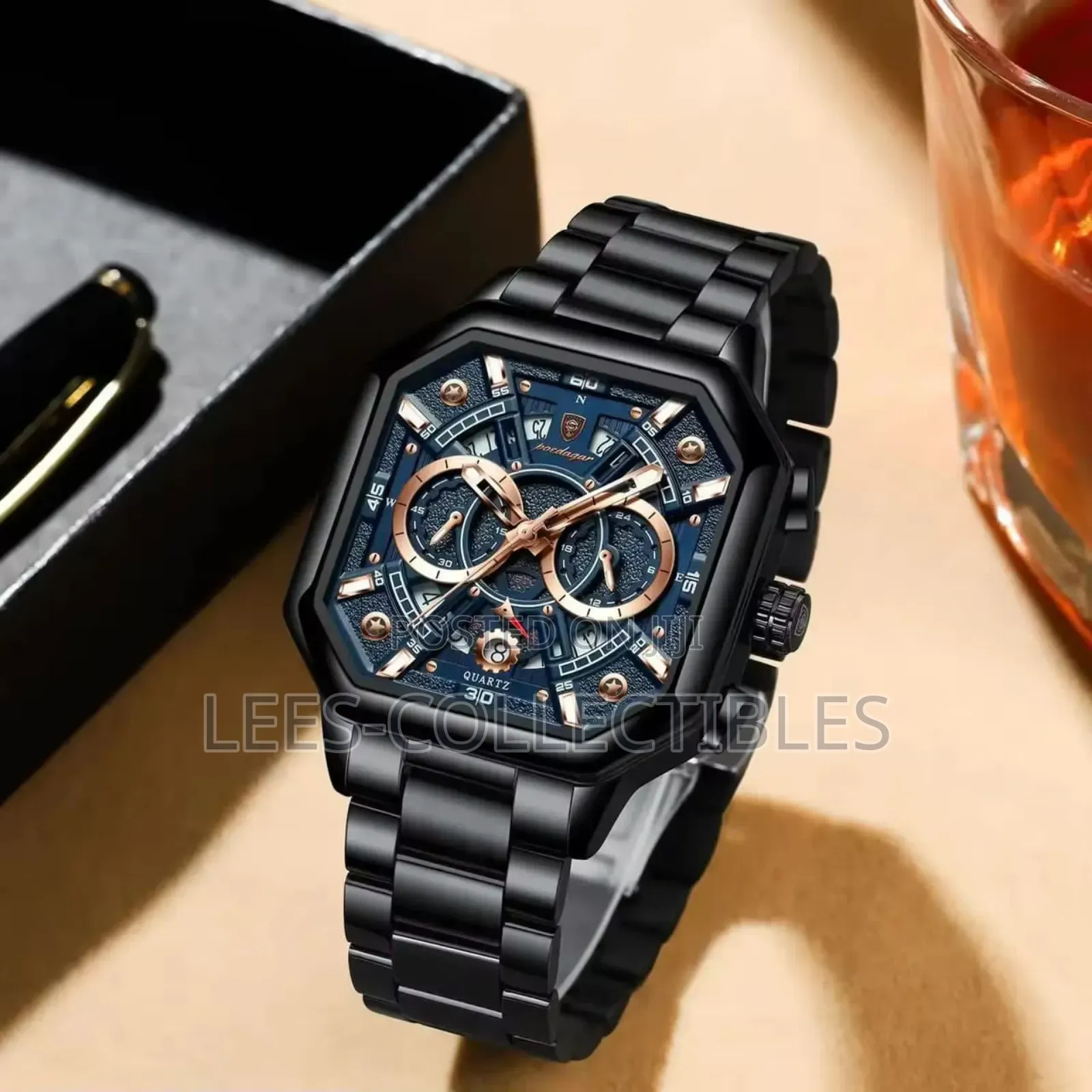 Poedagar Luxury Chronograph Men Watch