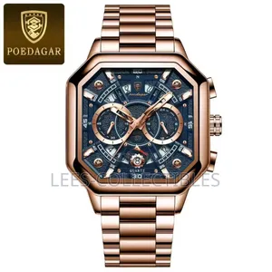 Poedagar Luxury Chronograph Men Watch