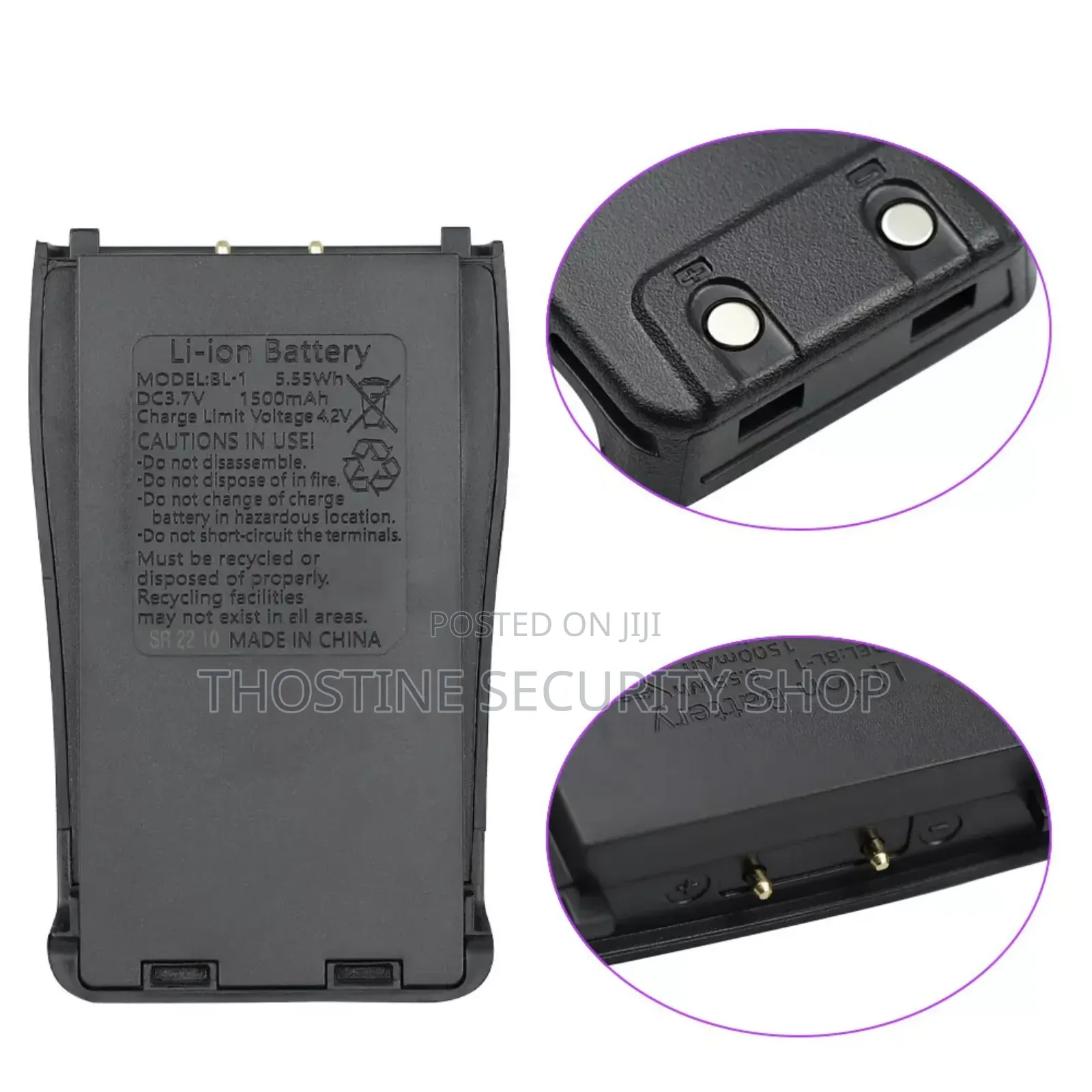 Baofeng Bf-888s 3.7v 1500mah Battery Bf888s Two Way Radio