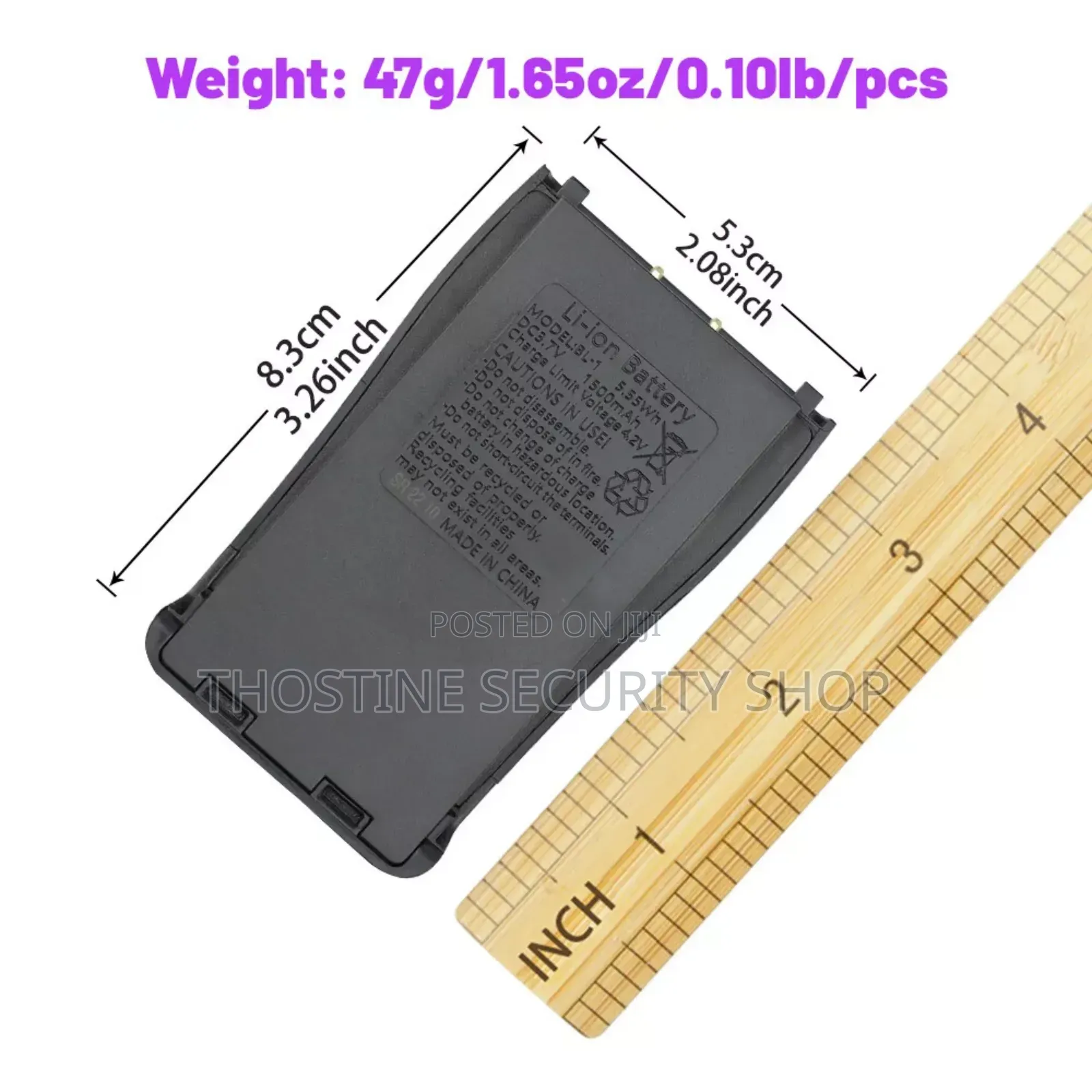 Baofeng Bf-888s 3.7v 1500mah Battery Bf888s Two Way Radio