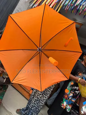 Medium Orange Portable Umbrella