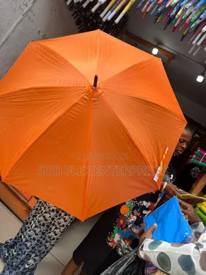Medium Orange Portable Umbrella