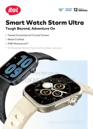 Itel Tough Beyond Smart Watch Storm Ultra