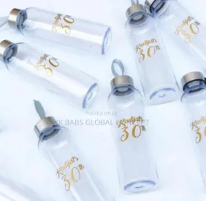 50 Pic's Transparent Candy Bottle With Aluminium Cover