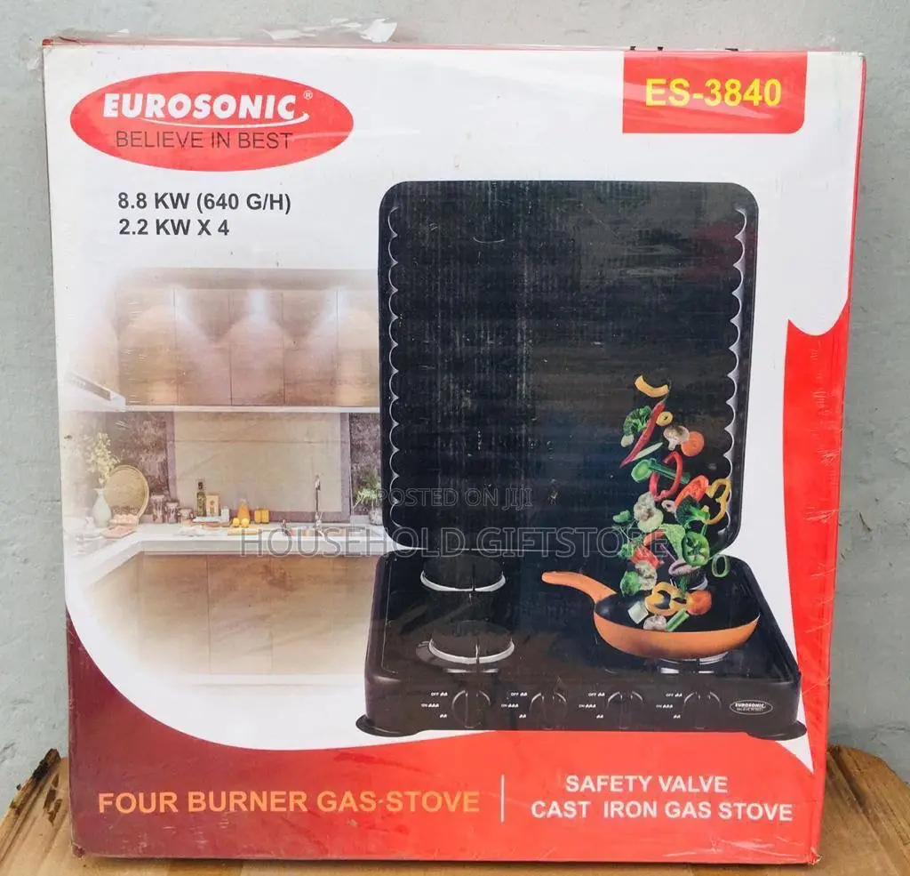 4 Burner Eurosonic Gas Cooker
