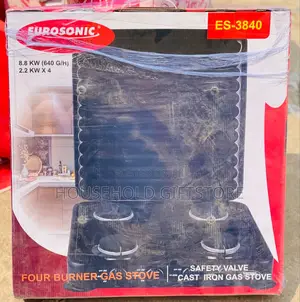 4 Burner Eurosonic Gas Cooker