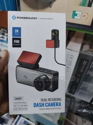 Powerology Cam2k1 Dual Recording Dash Camera