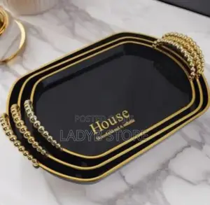 Black 3in1 Black Acrylic Tray