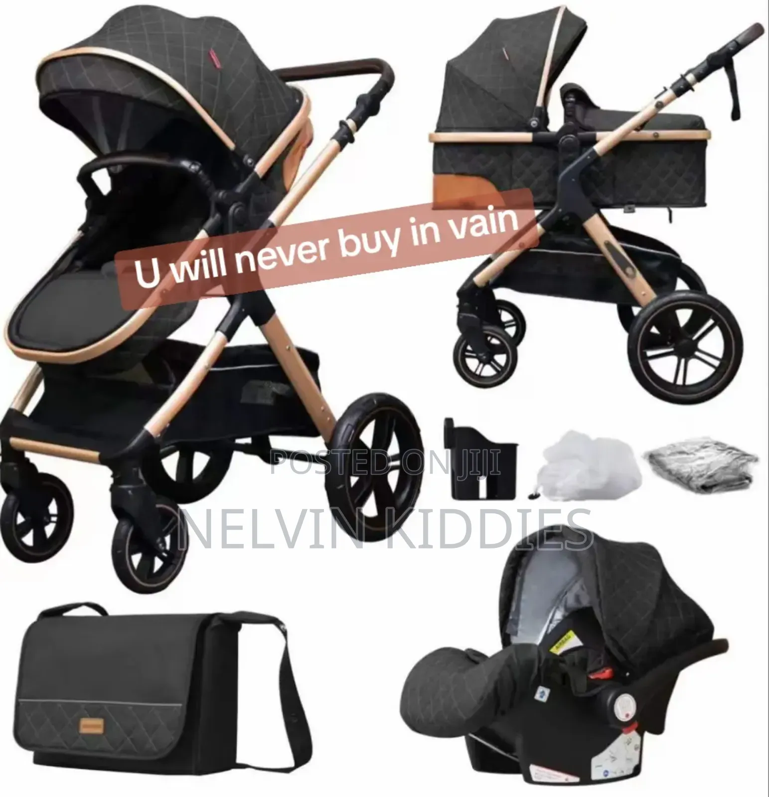 Baby Multipurpose Car Seat / Stroller Bed