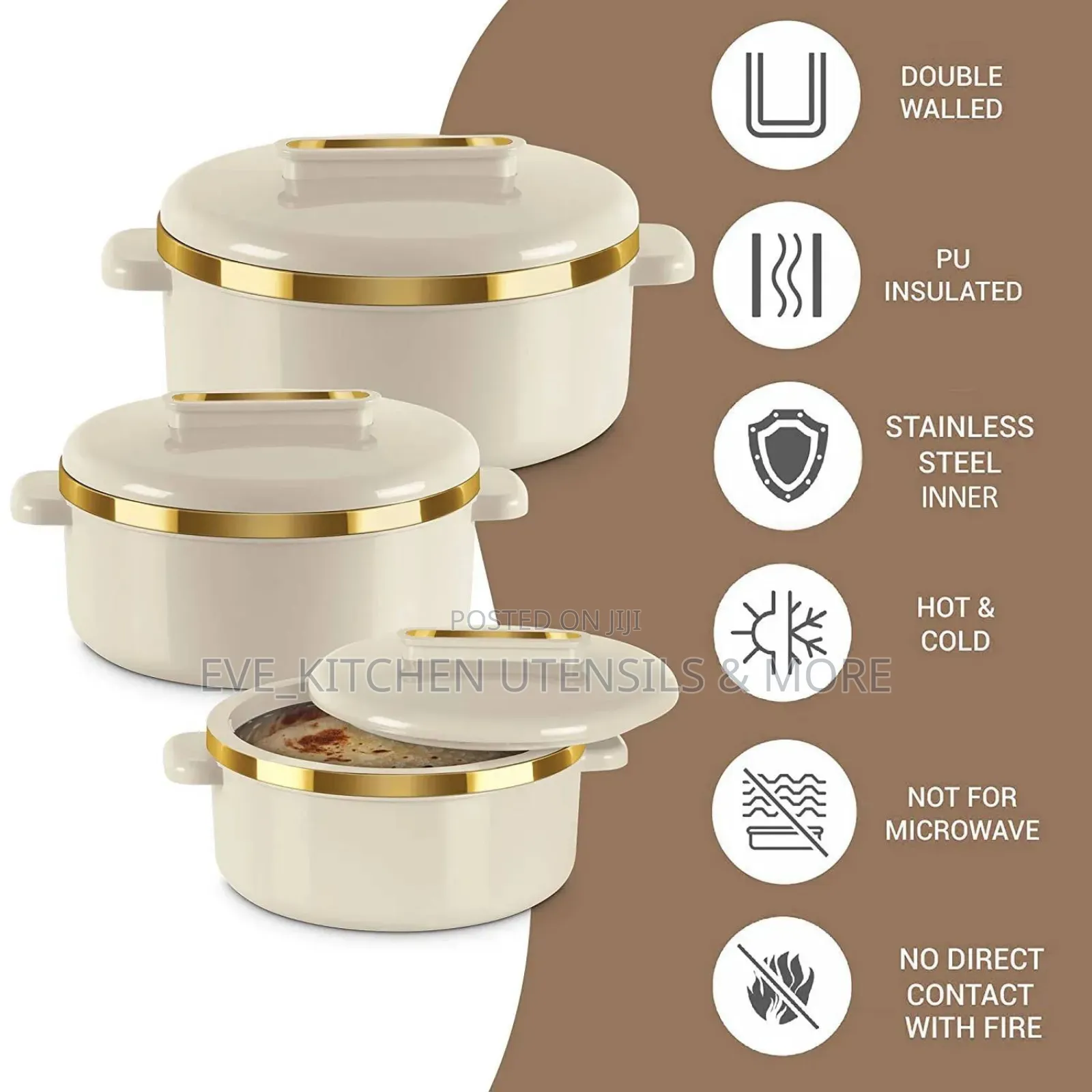 3set Insulated Dinner Dish