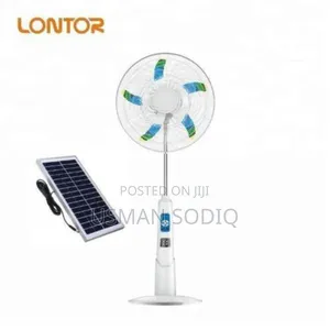 Lontor 18inches Rechargeable Standing Fan+ Solar Panel