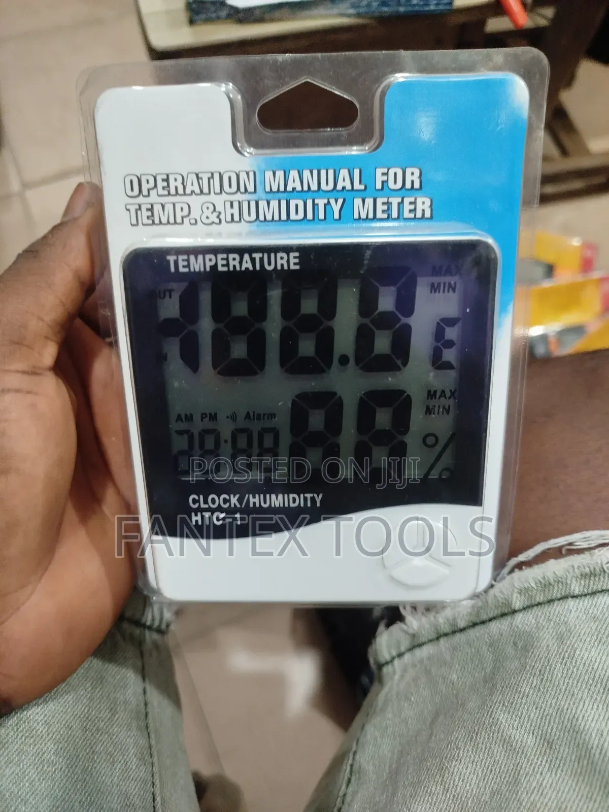 Temperature and Humidity Meter.