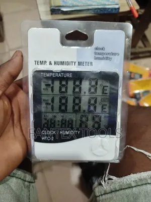 Temperature and Humidity Meter.