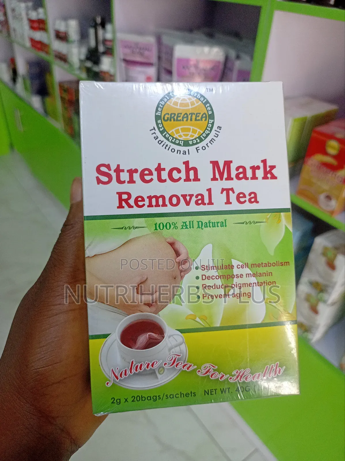 The Snail Stretch Mark Oil + Stretch Mark Removal Tea