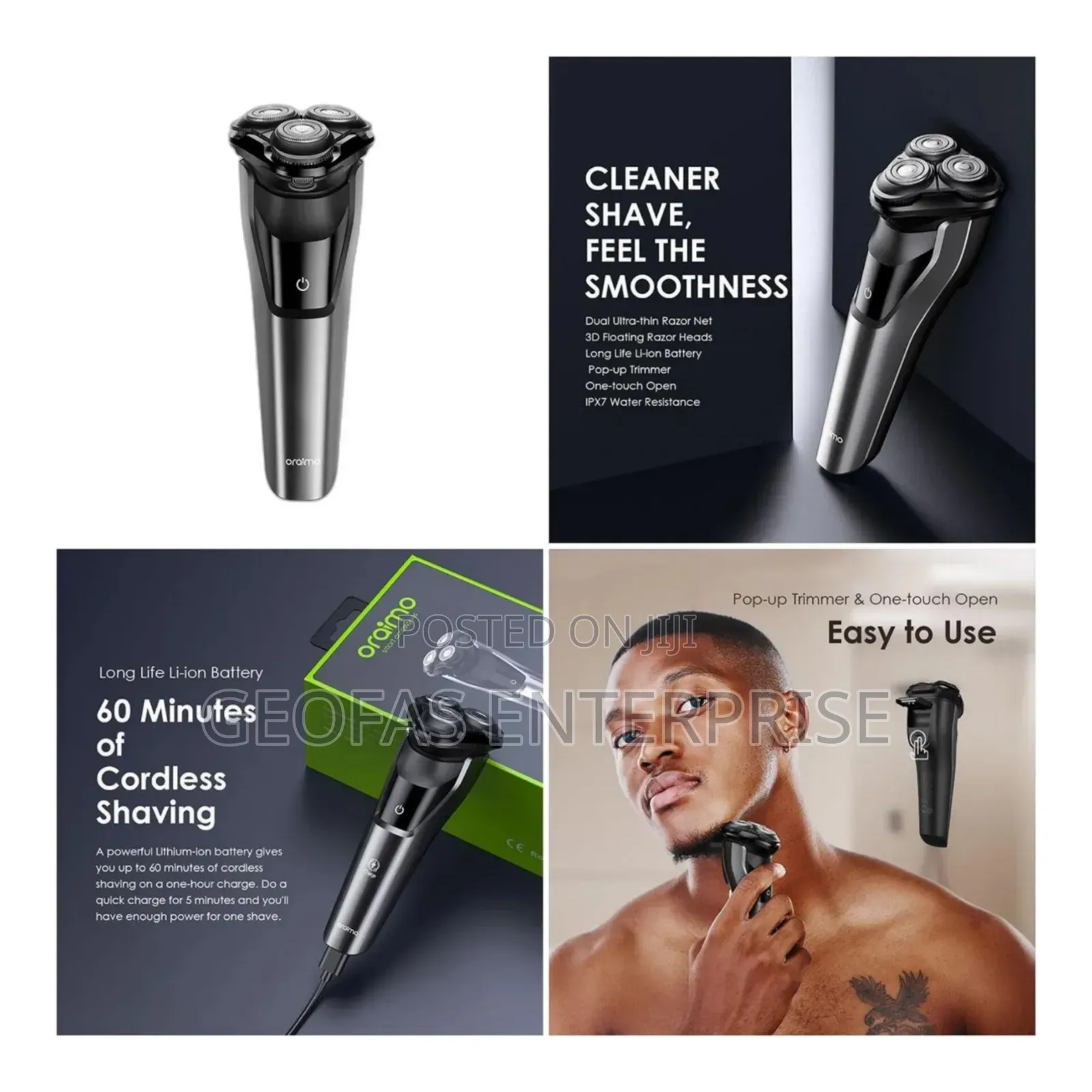 Oraimo Smart Shaver 2 Smoothness Electric Smart Shaver