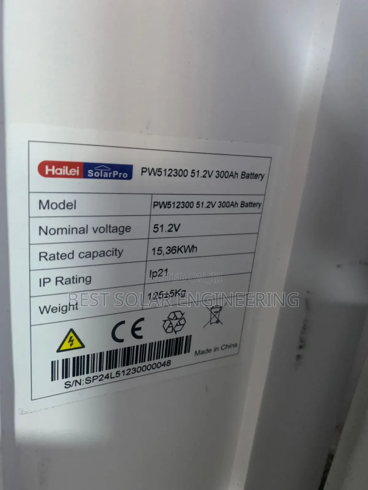15kwh Lithium Battery (Solarpro)