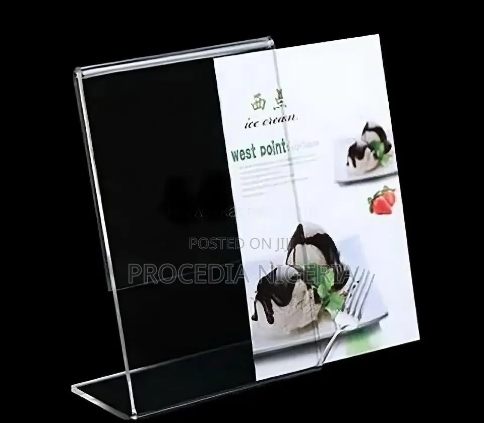 Plexi-Glass Multipurpose - Insert Card or Paper