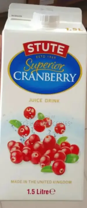 Stute Cranberry Juice 1.5 Liters ×6