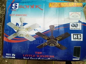 Photo - Sonik 24" Solar/Electric Ceiling Fan