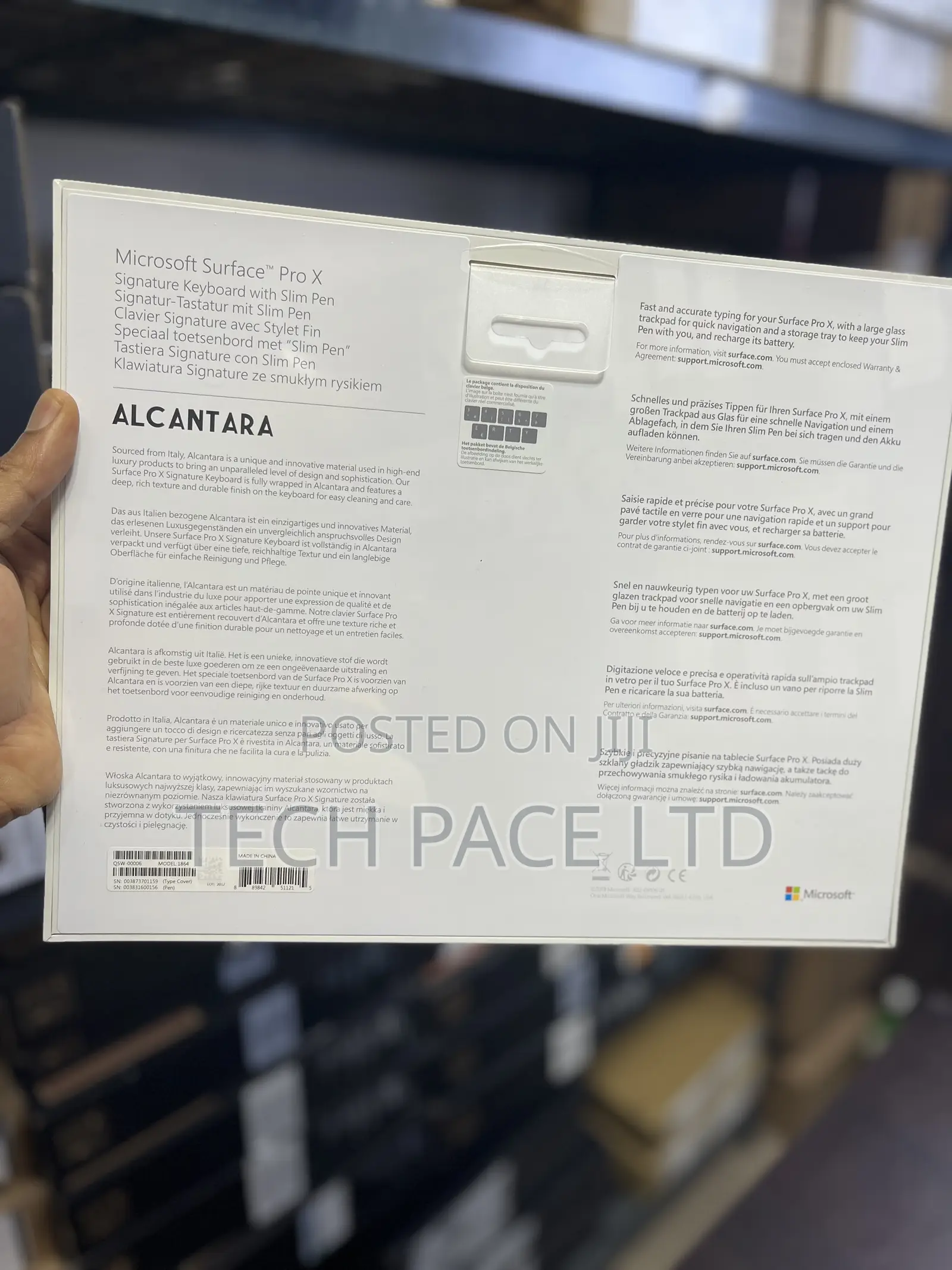 Microsoft Surface Pro X Signature Keyboard With Slim Pen