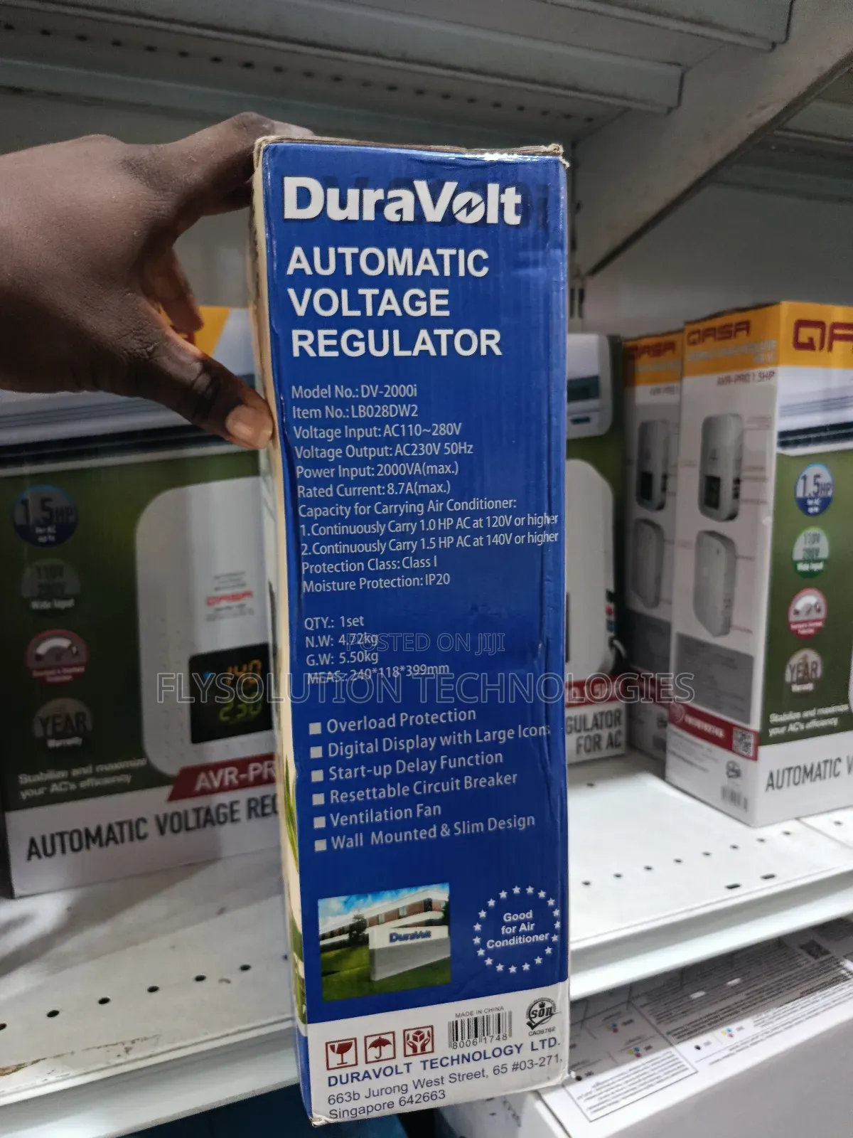 Duravolt Automatic Voltage Regulator (Avr) Dv-2000i