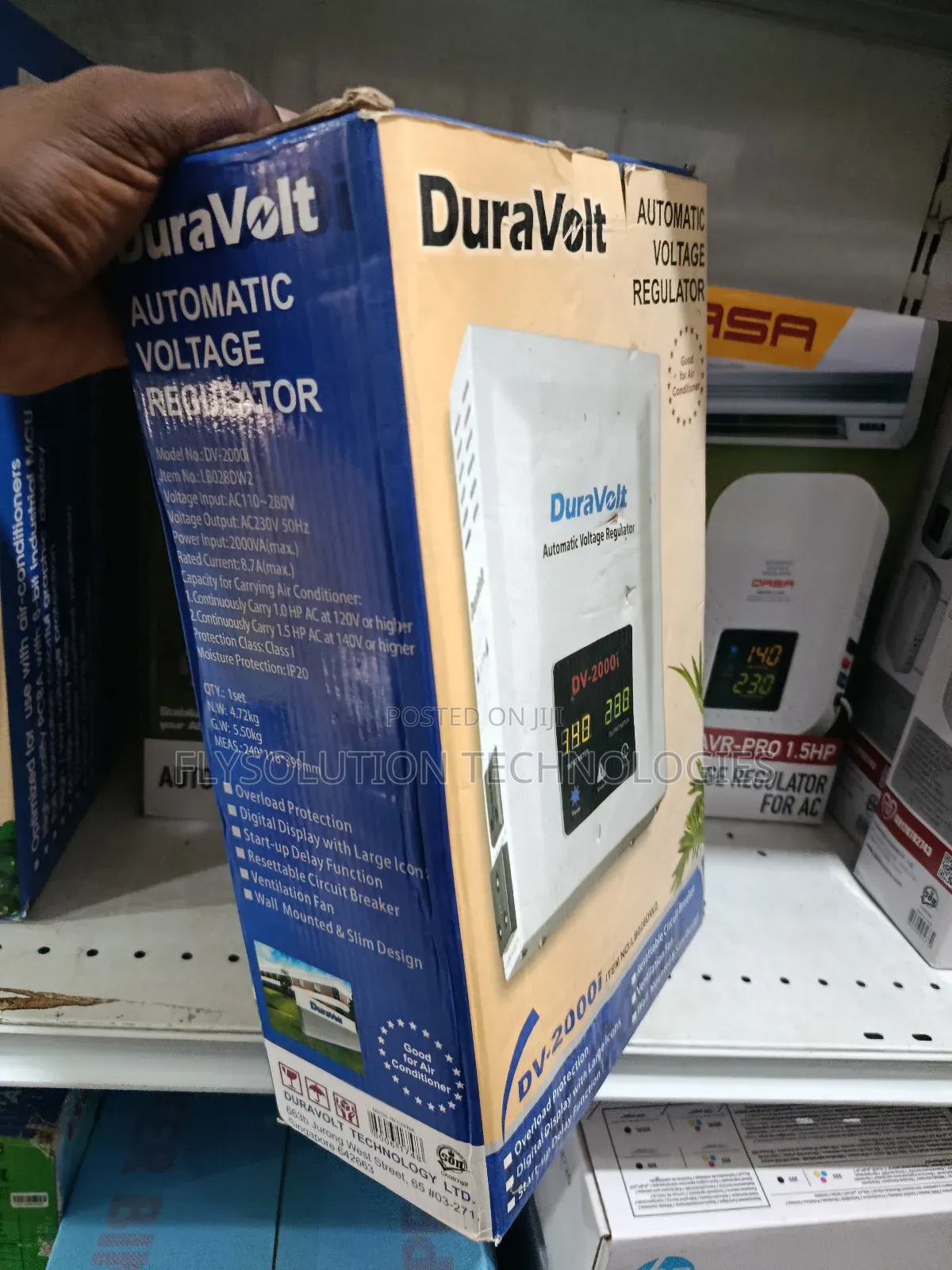 Duravolt Automatic Voltage Regulator (Avr) Dv-2000i